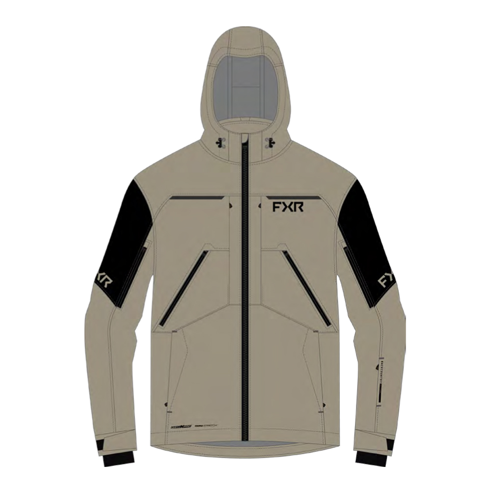 Куртка FXR Ridge Pro Trilaminate  с утеплителем Stone/Black, L