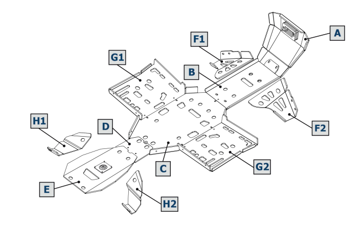 Купить пластиковая защита днища odes patchcross 650s/650l/850s/850l/1000s/1000l (2023-) k.8510.2 по цене 26 928 р.. Низкие цены. Большой выбор. Доставка по всей России.  Интернет-магазин в Москве. Только положительные отзывы!