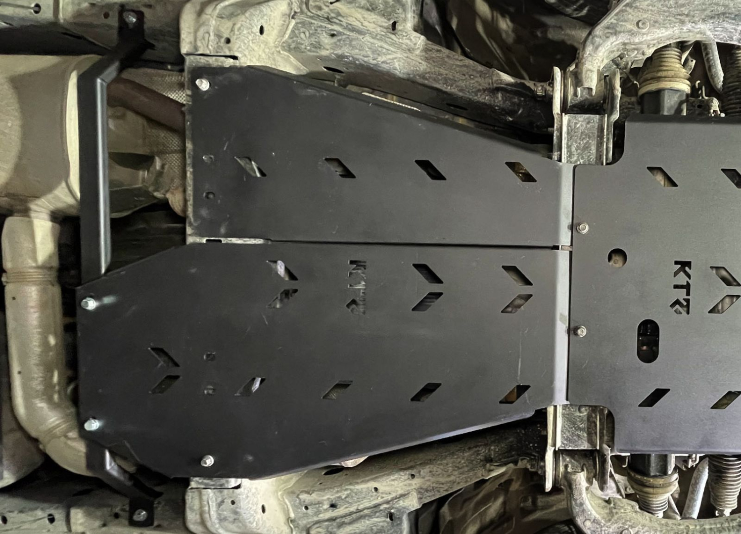 Защита КПП и РК для TANK 500_TANK 300_TANK 400 4WD АКПП 2023+, сталь 3 мм KTZ