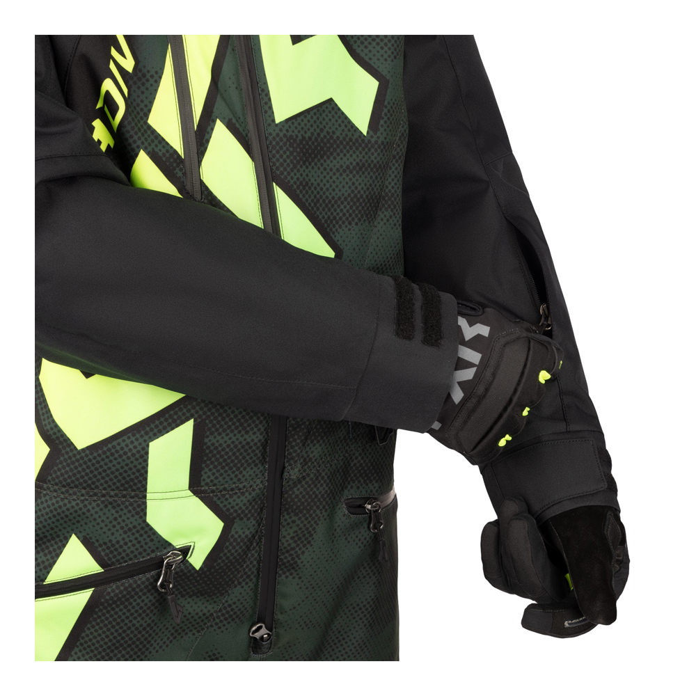 Комбинезон FXR CX F.A.S.T. с утеплителем Army Haze/Glowstick, S