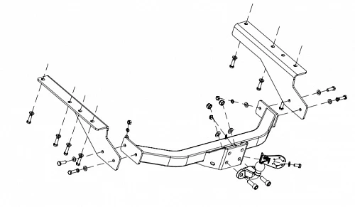 Купить фаркоп toyota rav4 2013-2019, lexus nx 2014-2021 - 24.2388.21 балтекс по цене  Низкие цены. Большой выбор. Доставка по всей России. Интернет-магазин в Москве. Только положительные отзывы!