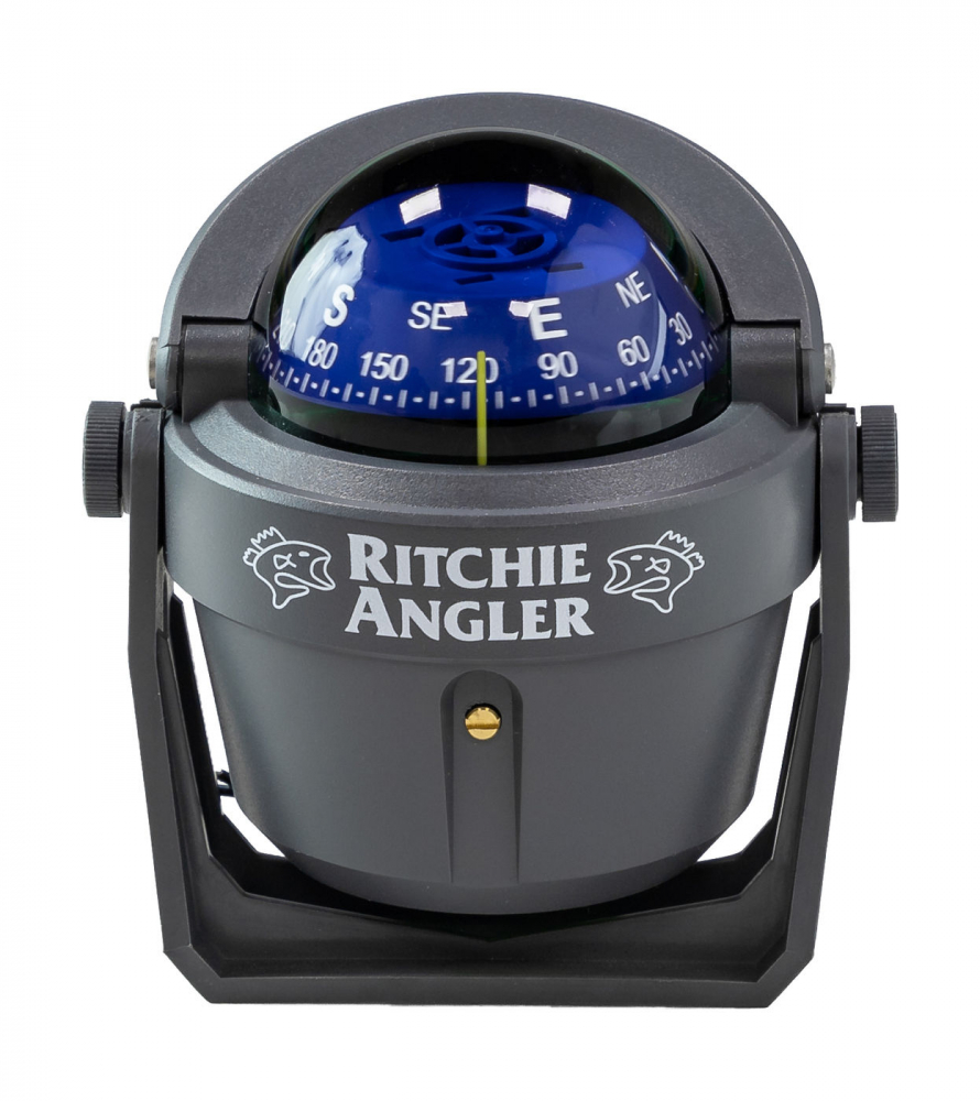 Купить компас ritchie angler, серый корпус синий циферблат, на кронштейне по цене  Низкие цены. Большой выбор. Доставка по всей России. Интернет-магазин в Москве. Только положительные отзывы!