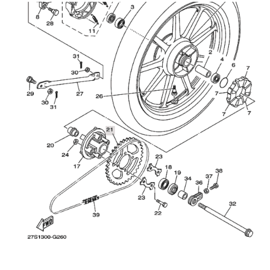 Купить ведомая звездочка для yamaha ybr 125 по цене 4 602 р.. Низкие цены. Большой выбор. Доставка по всей России. Интернет-магазин в Москве. Только положительные отзывы!