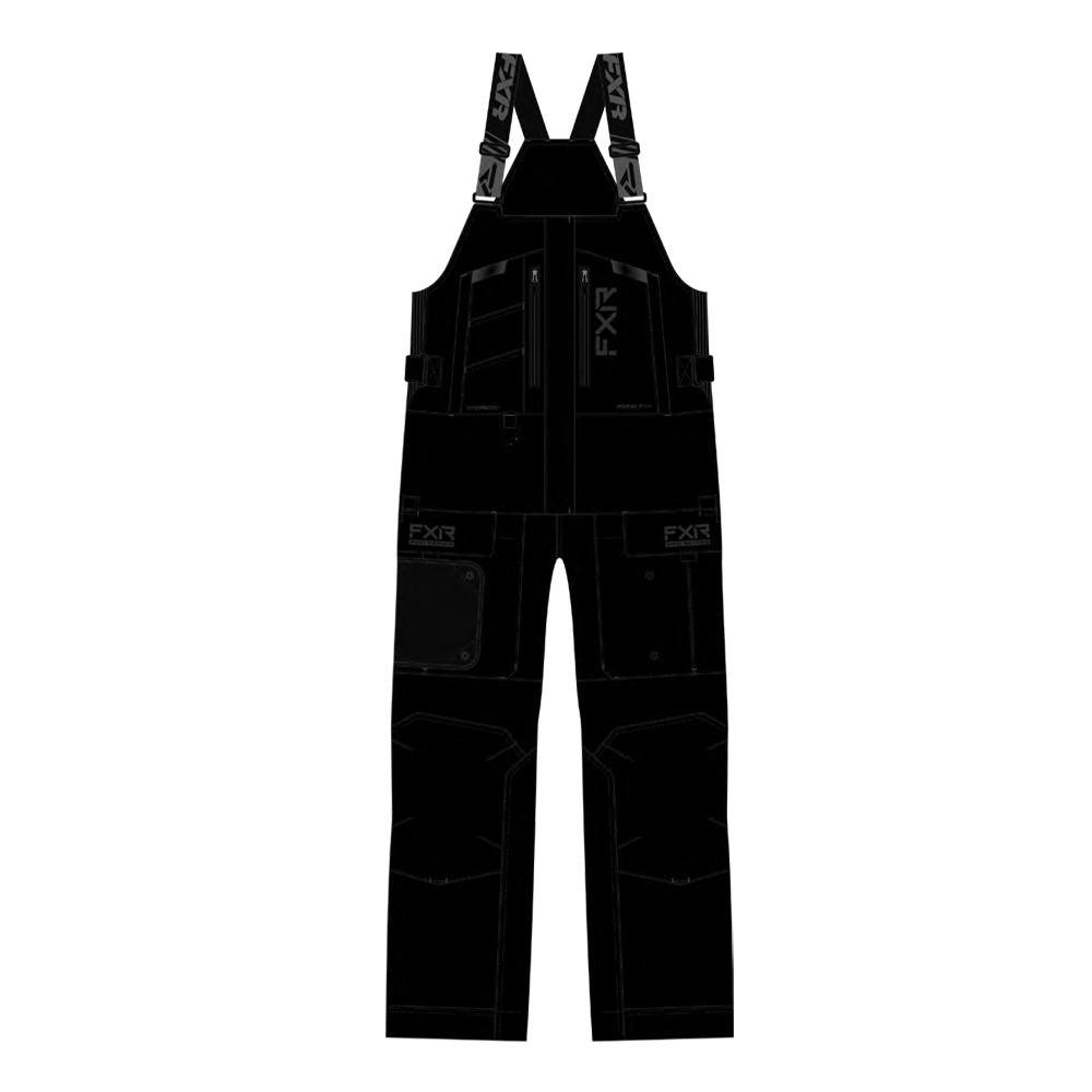 Полукомбинезон FXR Expedition Pro с утеплителем Black, 2XL