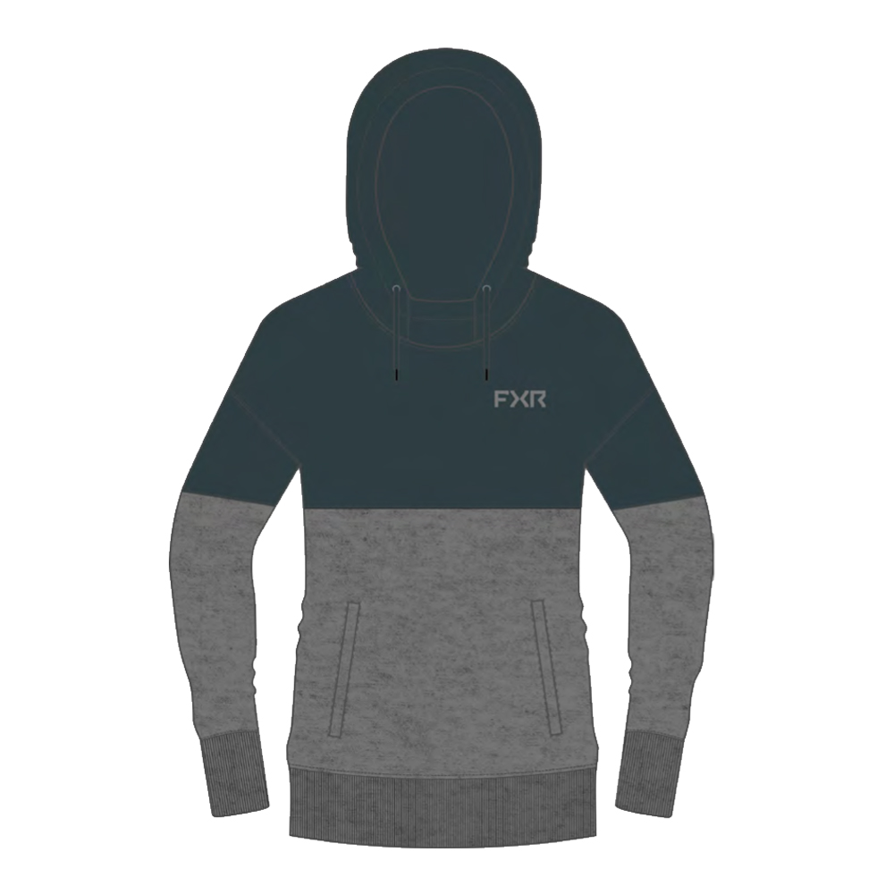 Толстовка FXR Stripe Dark Steel/Grey Heather, M