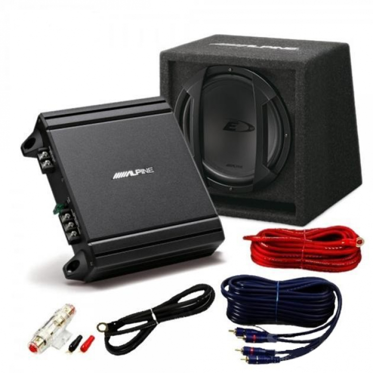 Автомобильный корпусной активный сабвуфер 12” (30 см) ALPINE SBG-30KIT