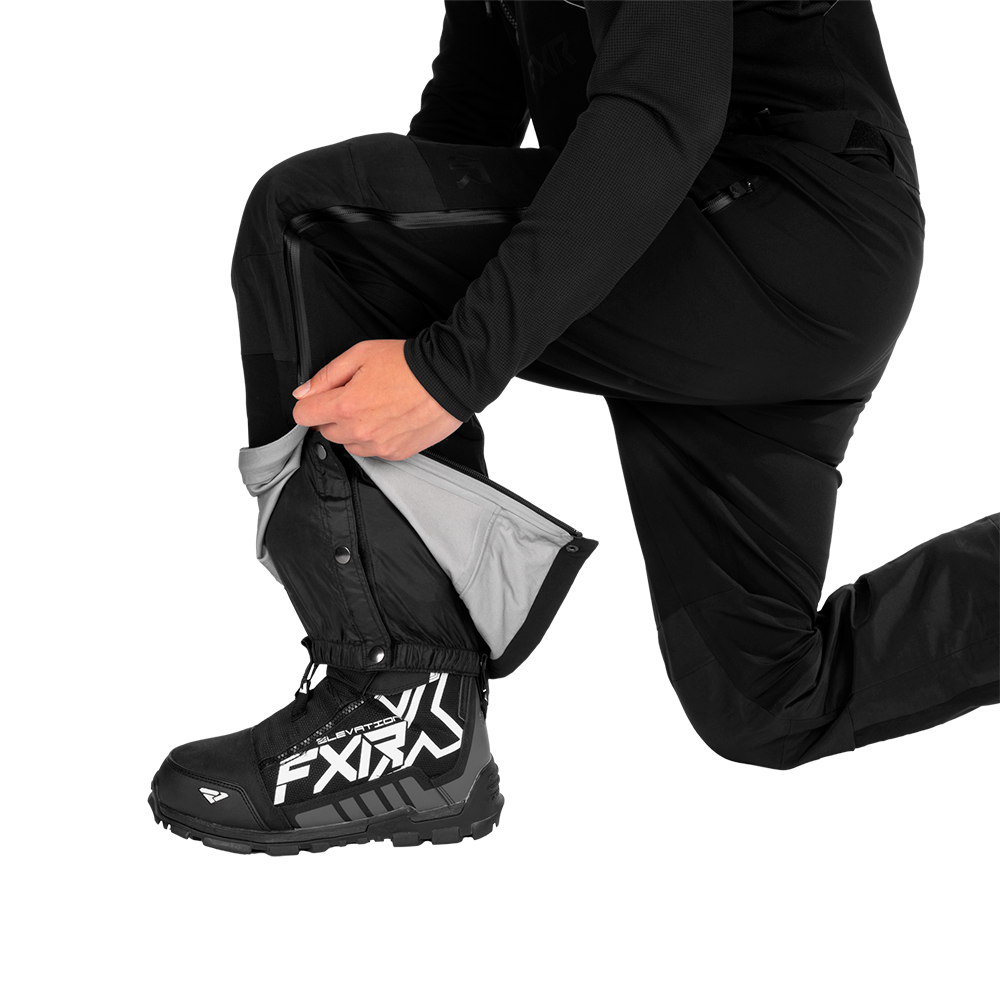 Полукомбинезон FXR Ridge Pro Trilaminate с утеплителем Black, L