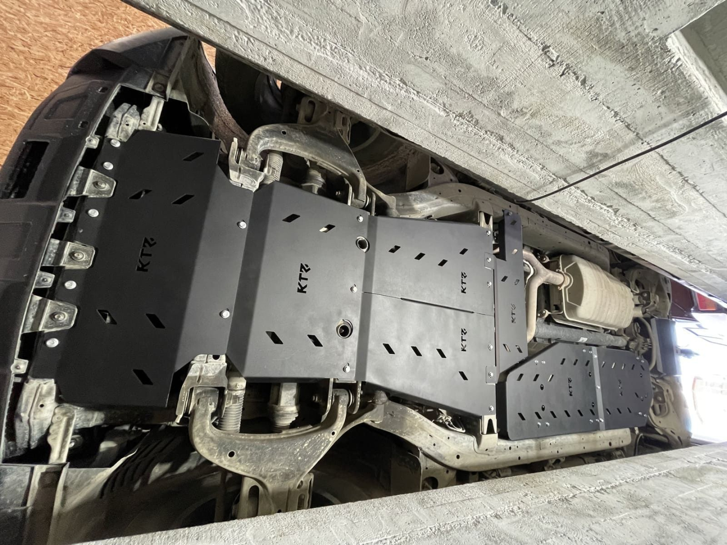 Комплект защит для TANK 700 3.0 АКПП 4WD 2025, сталь 3 мм KTZ