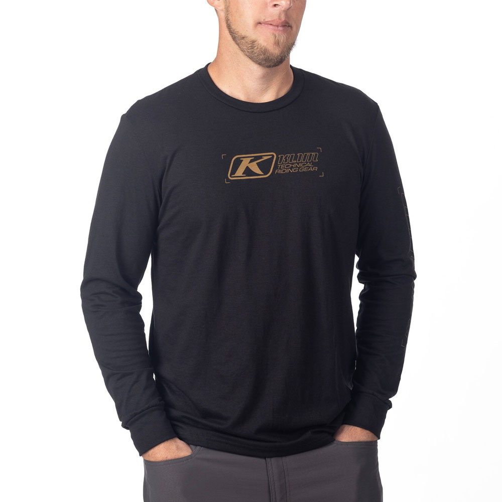 Лонгслив Klim Tri-Blend Black - Breen, LG