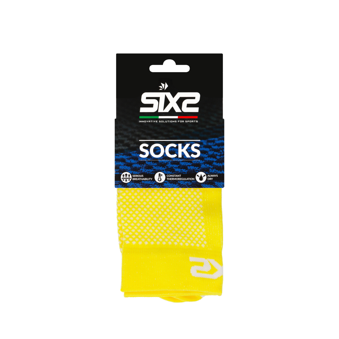 Носки SIXS P200 Yelow Tour/White, II, Артикул: P200-II-GIBI