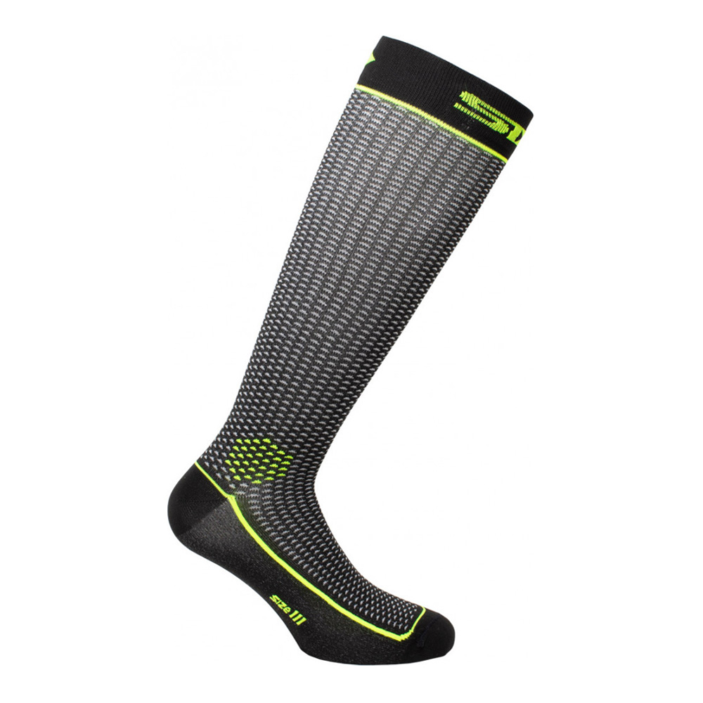 Носки SIXS LONG2 Black Carbon/Yelow, I, Артикул: LON2--I-NEGI