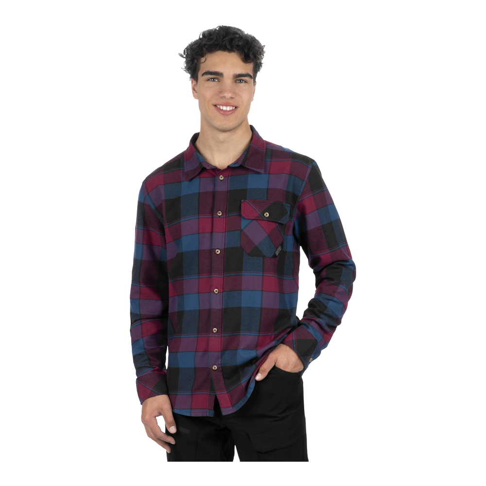 Рубашка FXR Timber Drk Stl/Merlot, L