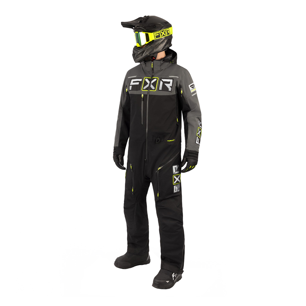 Комбинезон FXR Maverick без утеплителя Black/Charcoal/Hi Vis, L
