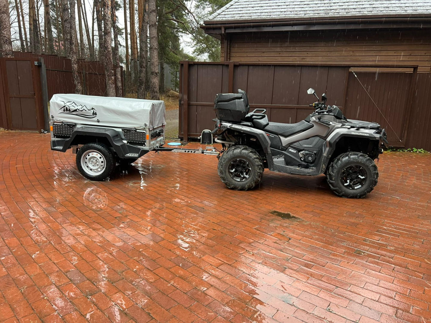 Прицеп для квадроцикла Voyage Вояж Mini 3 для квадроцикла ATV по низкой цене в Москве. Можете купить недорого и в наличии!Доставка по России. Всего 95 000 р.