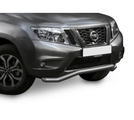 Защита переднего бампера d57 волна Nissan Terrano 2014- (R.4119.002) Rival