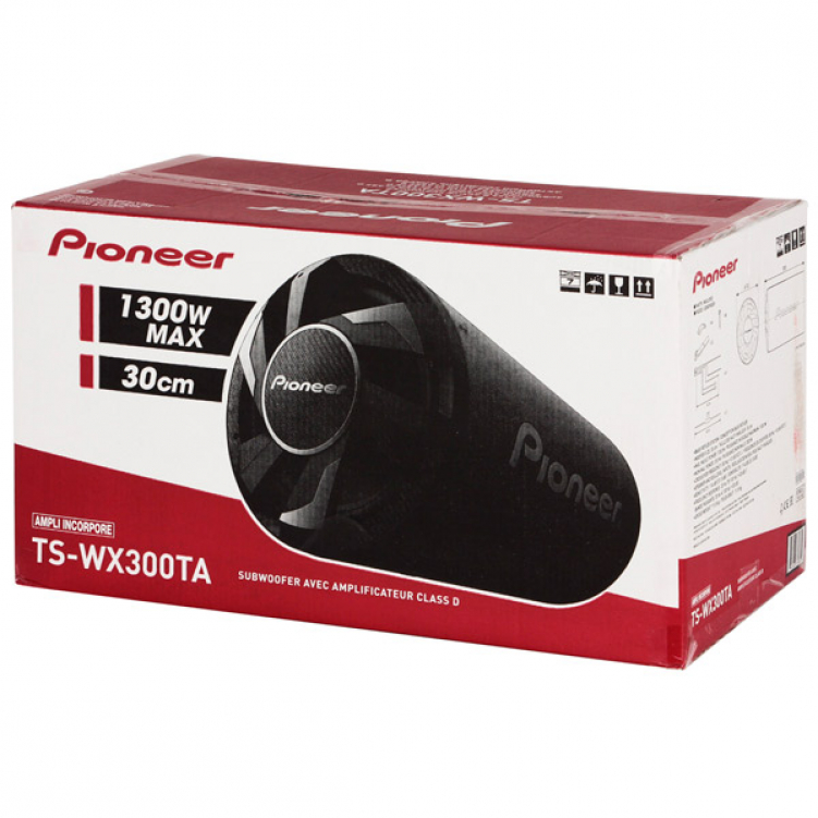 Автомобильный корпусной активный сабвуфер 12” (30 см) PIONEER TS-WX300TA