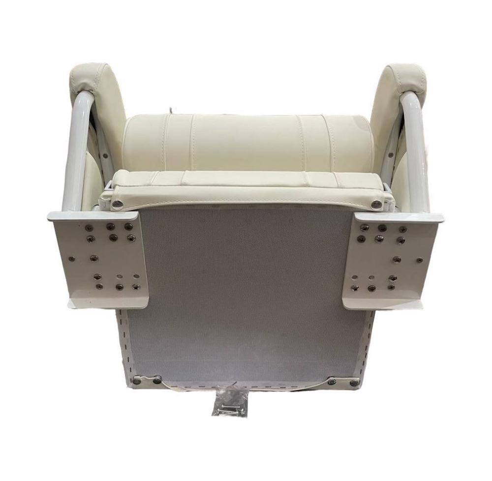 Купить кресло с перекидной спинкой и болстером, обивка белый винил по цене  Низкие цены. Большой выбор. Доставка по всей России. Интернет-магазин в Москве. Только положительные отзывы!