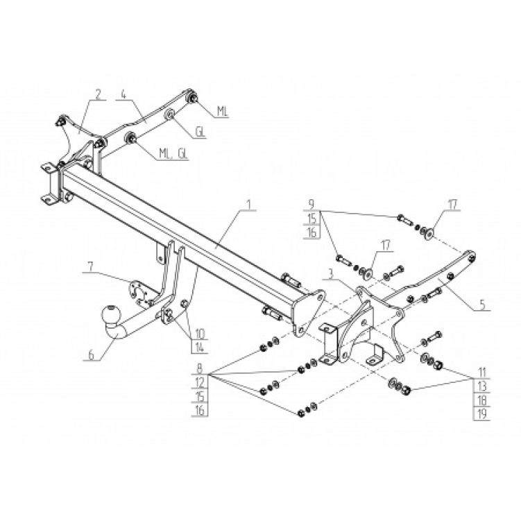 Купить фаркоп mercedes m-class 2005-2015, mercedes gl-class 2005-2016, mercedes gls-class 2016-2019, mercedes gle-class 2015-2019 - mb 07 avtos по цене 12 582 р. Низкие цены. Большой выбор. Доставка по всей России. Интернет-магазин в Москве. Только положительные отзывы!
