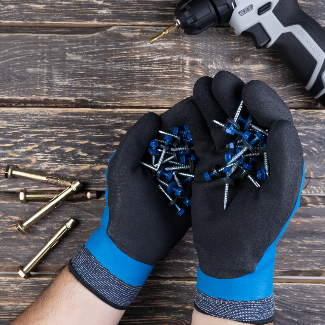 Перчатки защитные SHOWA Hold Durable 306 Blue, XXL