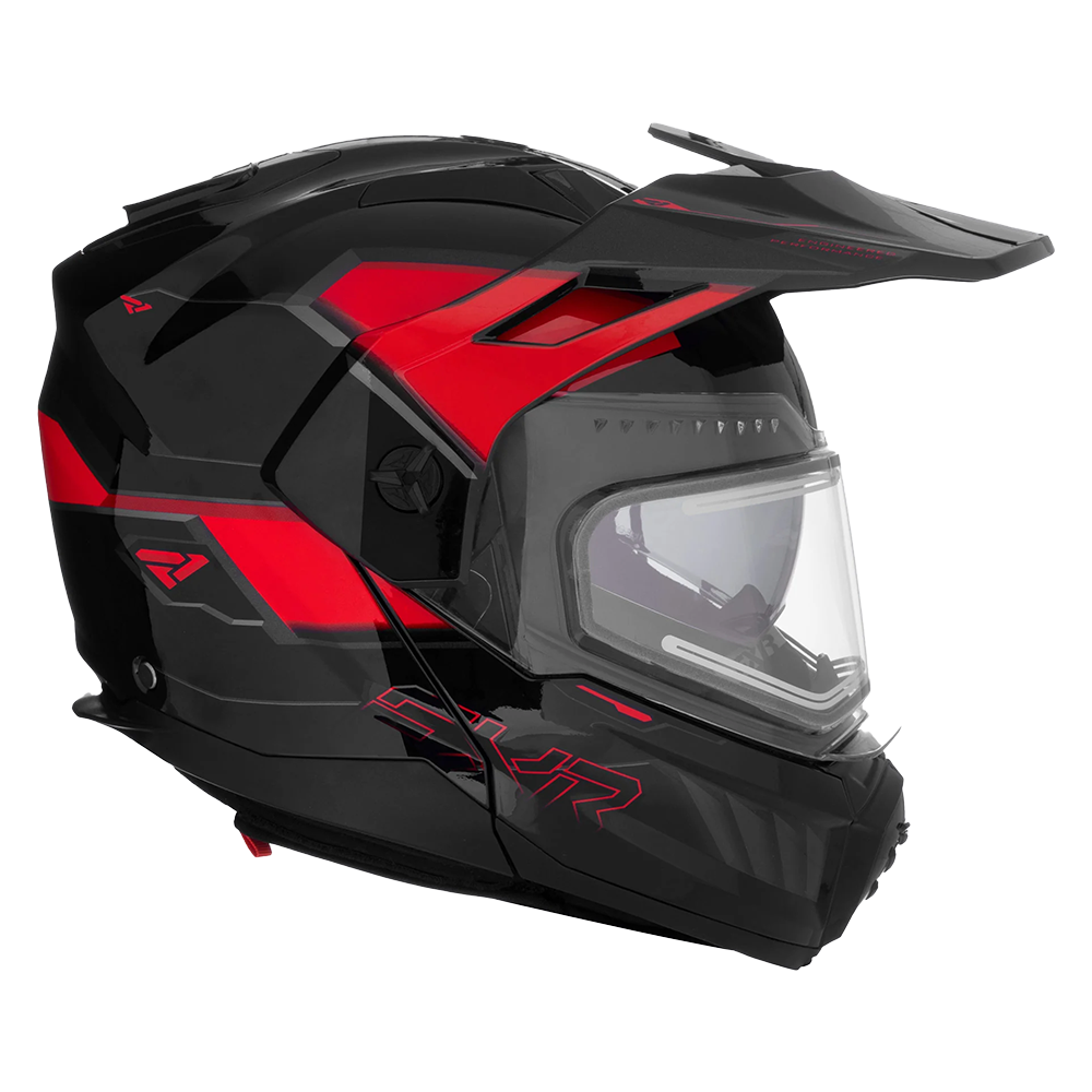 Шлем FXR Maverick X Pro с подогревом Black/Red, 2XL