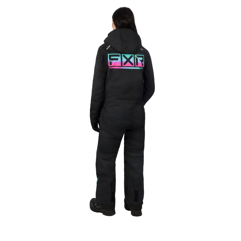 Комбинезон FXR Recruit F.A.S.T. с утеплителем Black/Mint-Electric Pink Fade, 8