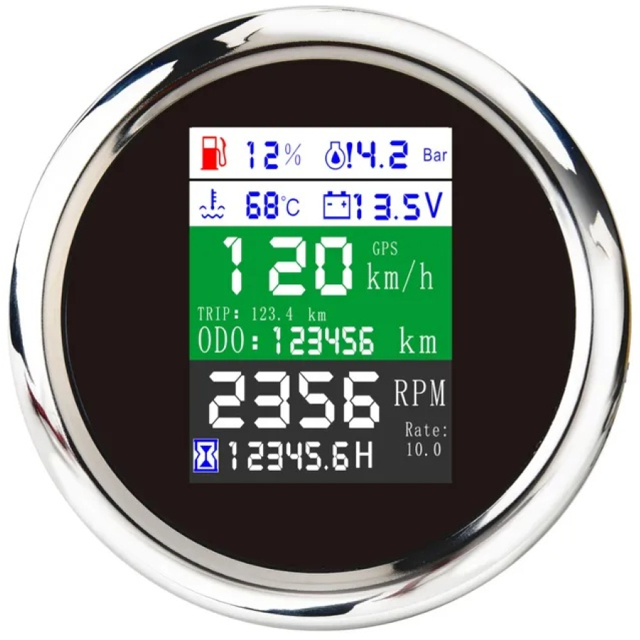Купить электронный gps 6 в 1 спидометр тахометр моточасы черный по цене 5 500 р. Низкие цены. Большой выбор. Доставка по всей России. Интернет-магазин в Москве. Только положительные отзывы!