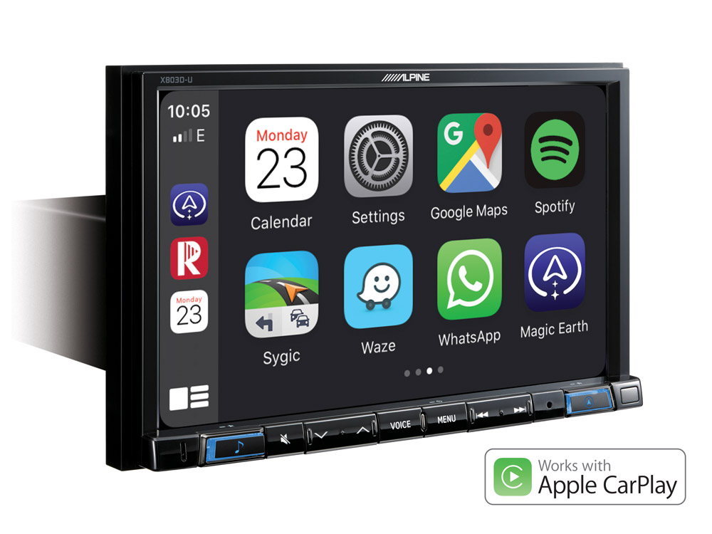 Автомобильный цифровой медиа-ресивер ALPINE X803D-U