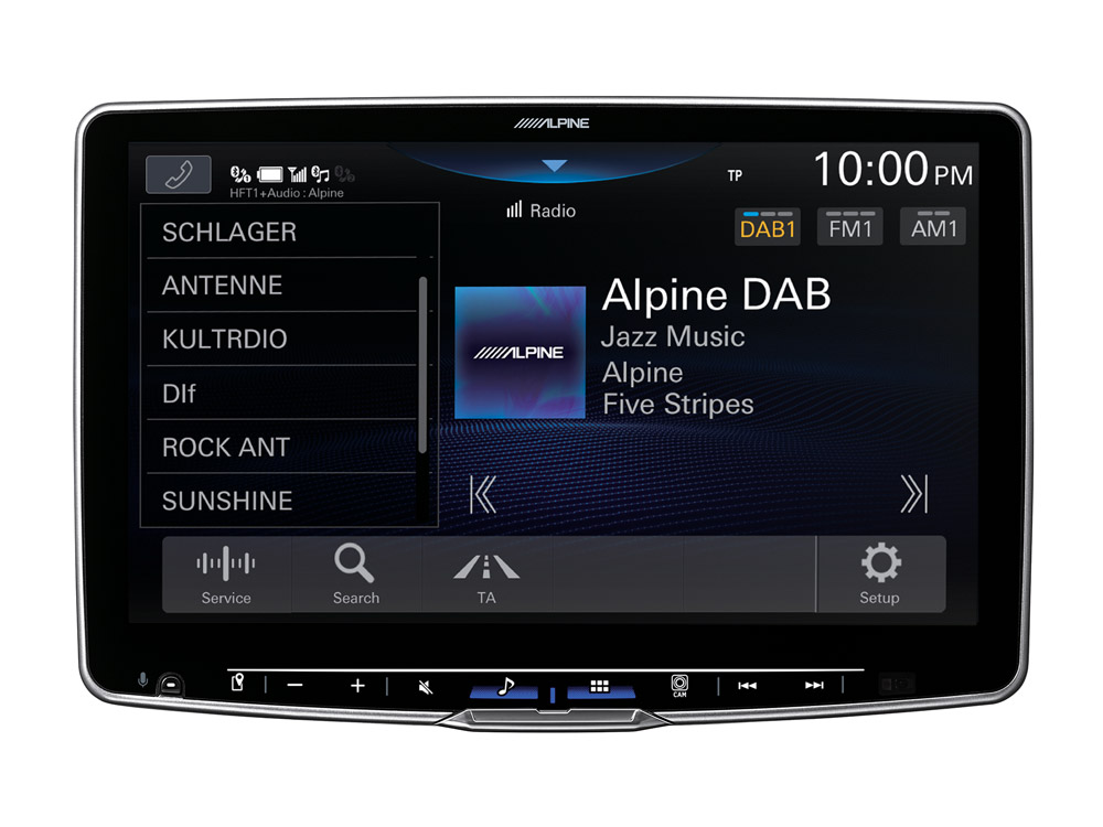 Автомобильный цифровой медиа-ресивер ALPINE iLX-F115D