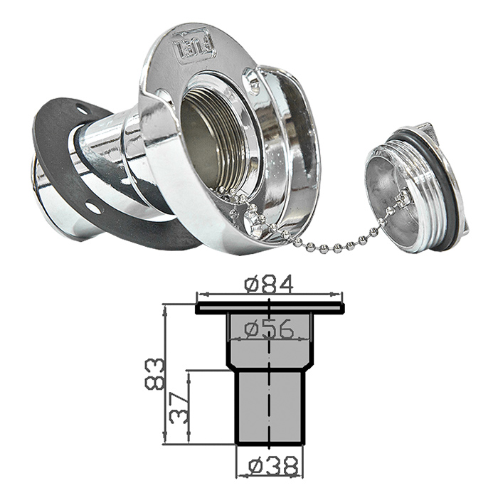 Купить горловина топливная с грязеотводом хромир. сталь по цене 1 787 р. Низкие цены. Большой выбор. Доставка по всей России. Интернет-магазин в Москве. Только положительные отзывы!