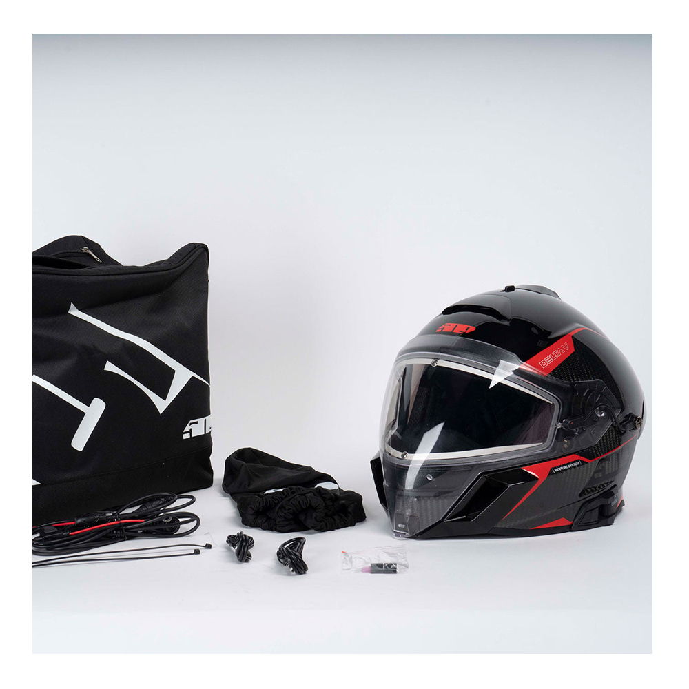 Шлем 509 Delta V Carbon Commander с подогревом Racing Red, XL