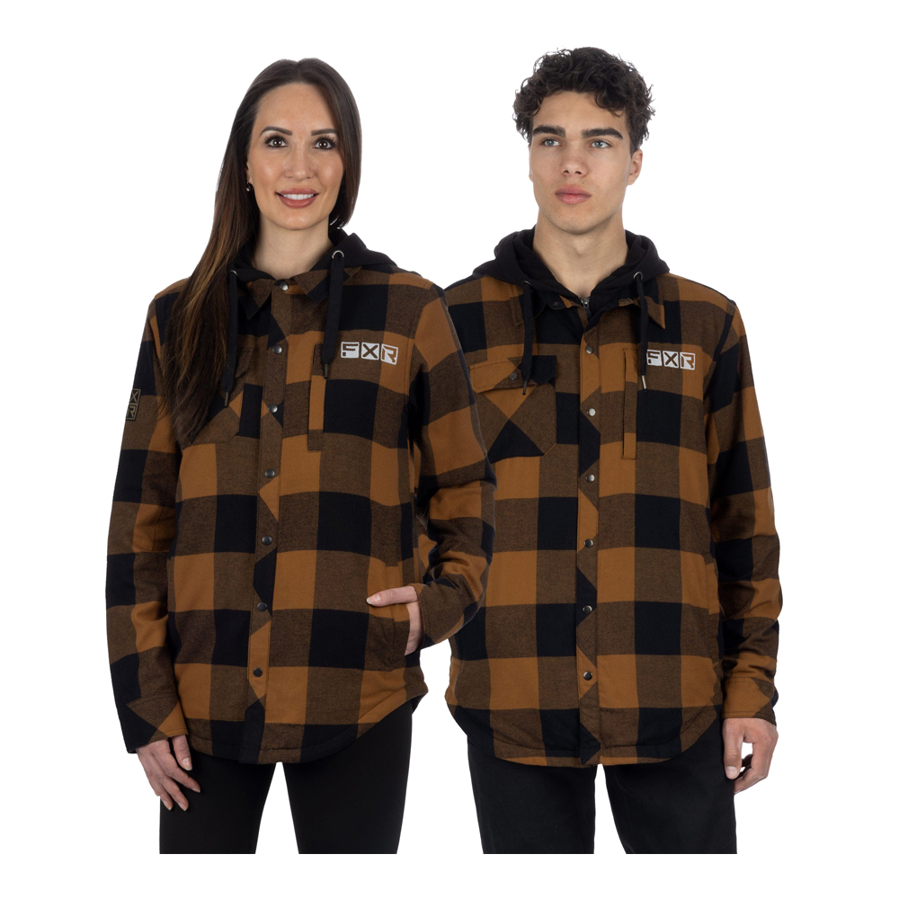 Куртка FXR Timber Flannel с утеплителем Copper/Black, XL