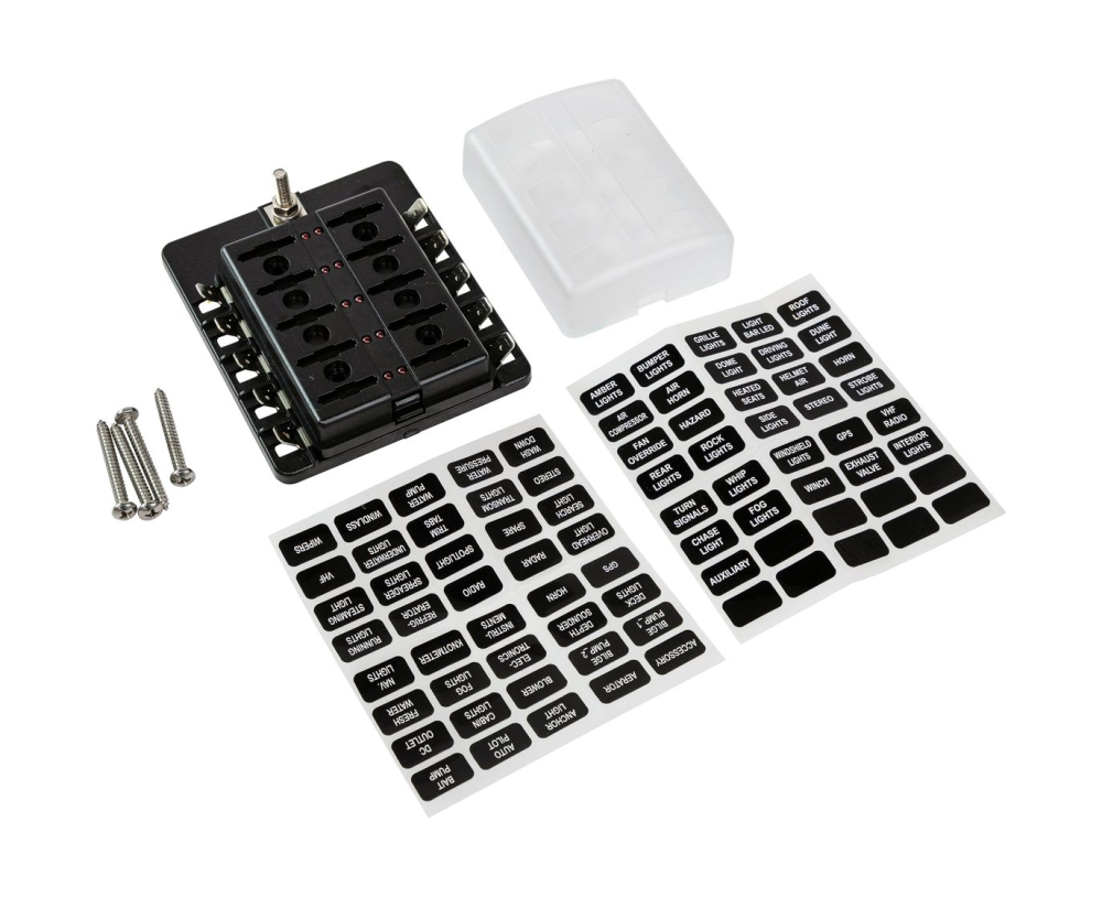 Купить блок на 10 предохранителей atp/atc/ato с крышкой и индикацией исправности предохранителя 11514-10 по цене  Низкие цены. Большой выбор. Доставка по всей России. Интернет-магазин в Москве. Только положительные отзывы!