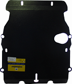 Защита картера двигателя КПП, радиатора, раздаточной коробки Land Rover Range Rover 2009-2013