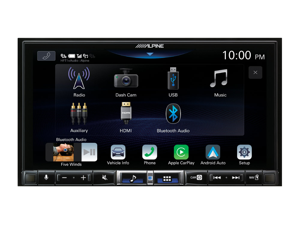 Автомобильный цифровой медиа-ресивер ALPINE iLX-705D