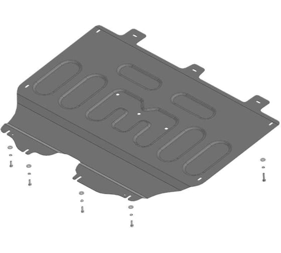 Усиленная защита картера двигателя и КПП (2 мм, сталь) для Dongfeng Shine Max 2022-