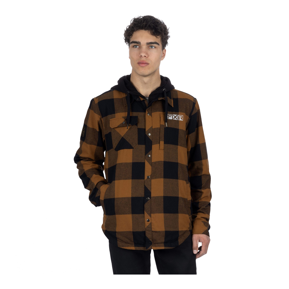 Куртка FXR Timber Flannel с утеплителем Copper/Black, XL