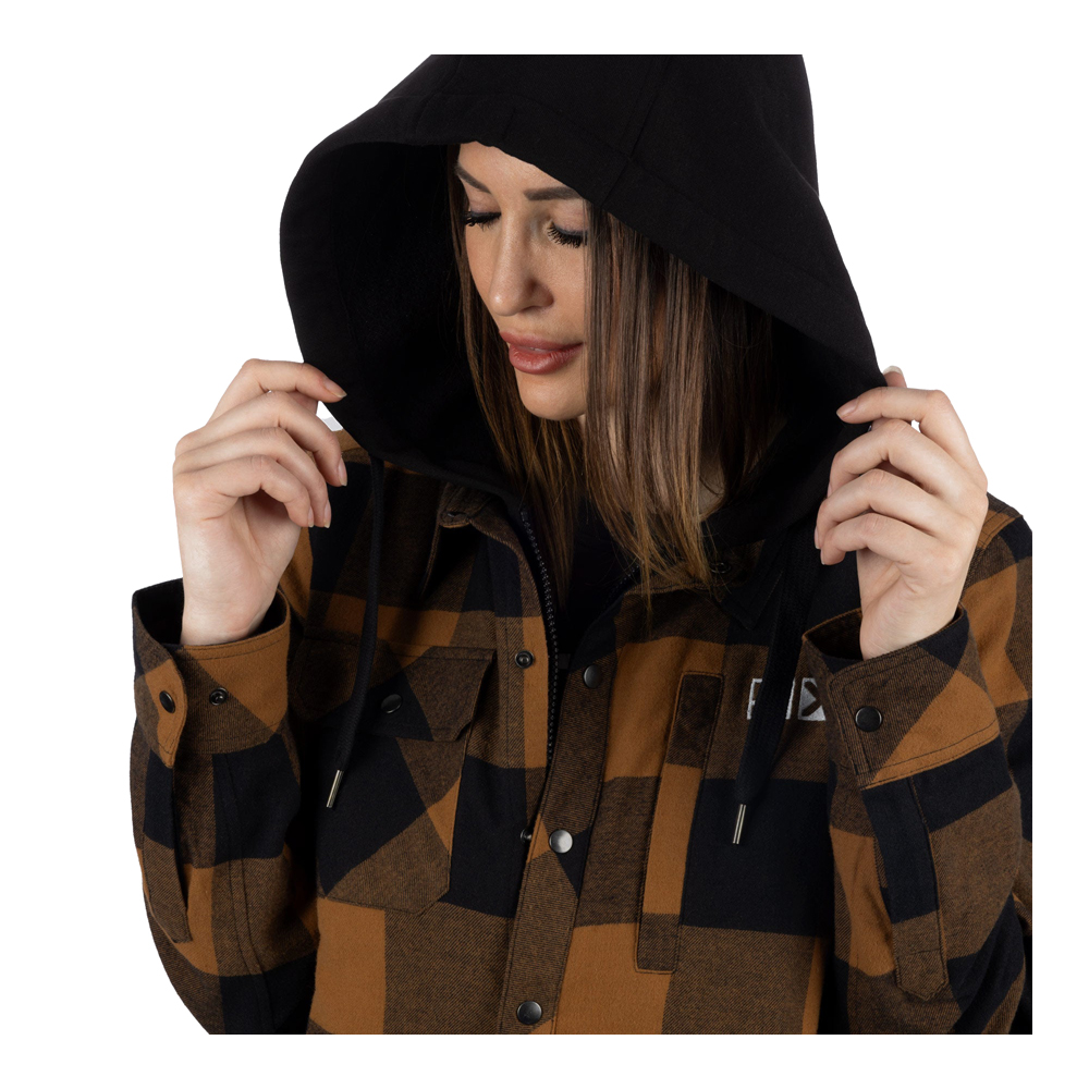 Куртка FXR Timber Flannel с утеплителем Copper/Black, XL