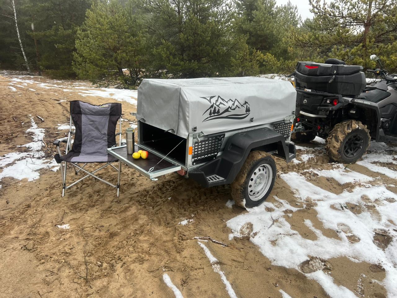 Прицеп для квадроцикла Voyage Вояж Mini 3 для квадроцикла ATV по низкой цене в Москве. Можете купить недорого и в наличии!Доставка по России. Всего 95 000 р.