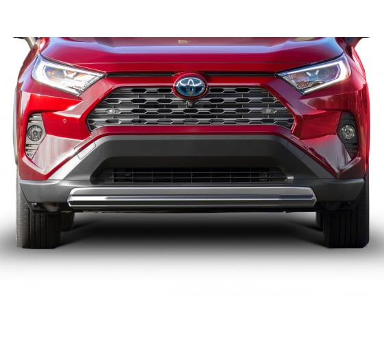 Защита переднего бампера d57 короткая Toyota Rav4 2019- (R.5725.003) Rival