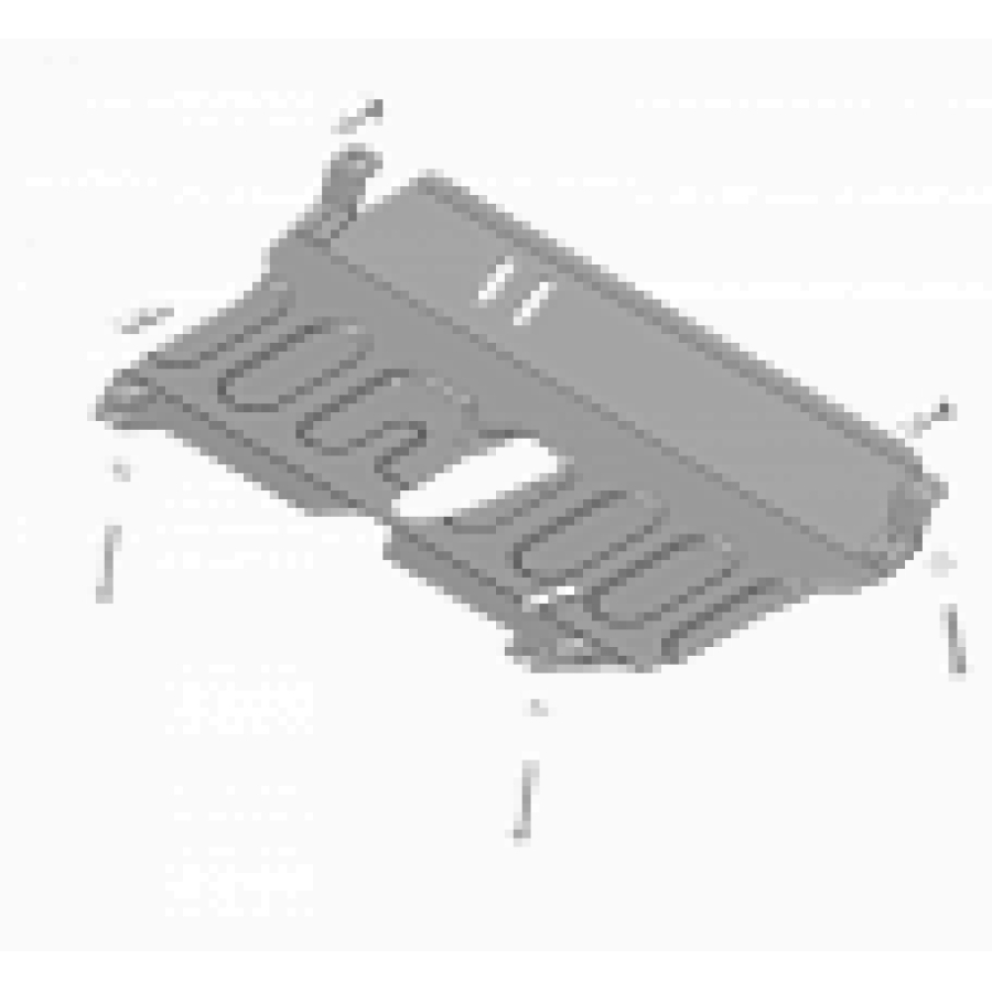 Защита картера двигателя КПП Toyota Venza 2008-2012, Toyota Camry седан 2006-2011