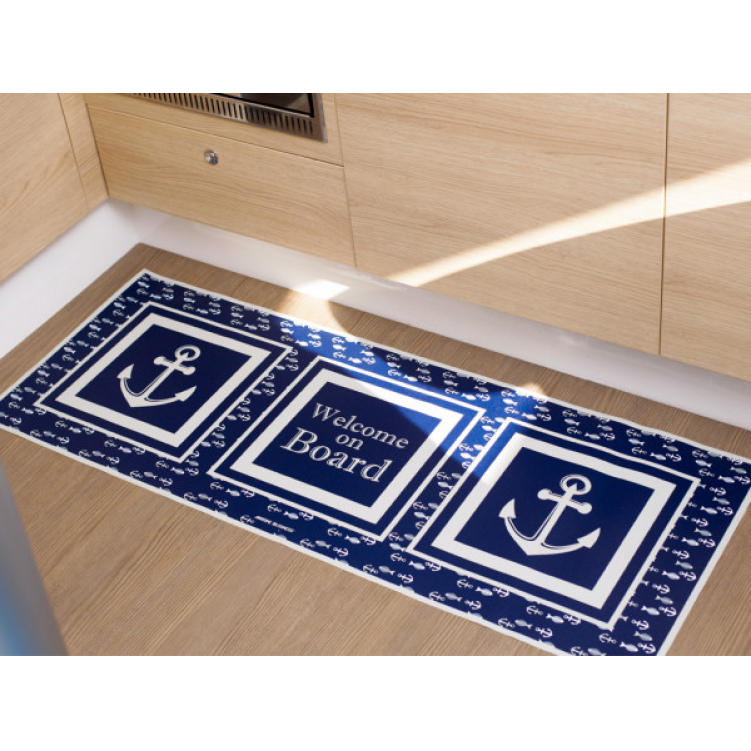 Купить коврик нескользящий welcome on board 130х50 см по цене  Низкие цены. Большой выбор. Доставка по всей России. Интернет-магазин в Москве. Только положительные отзывы!