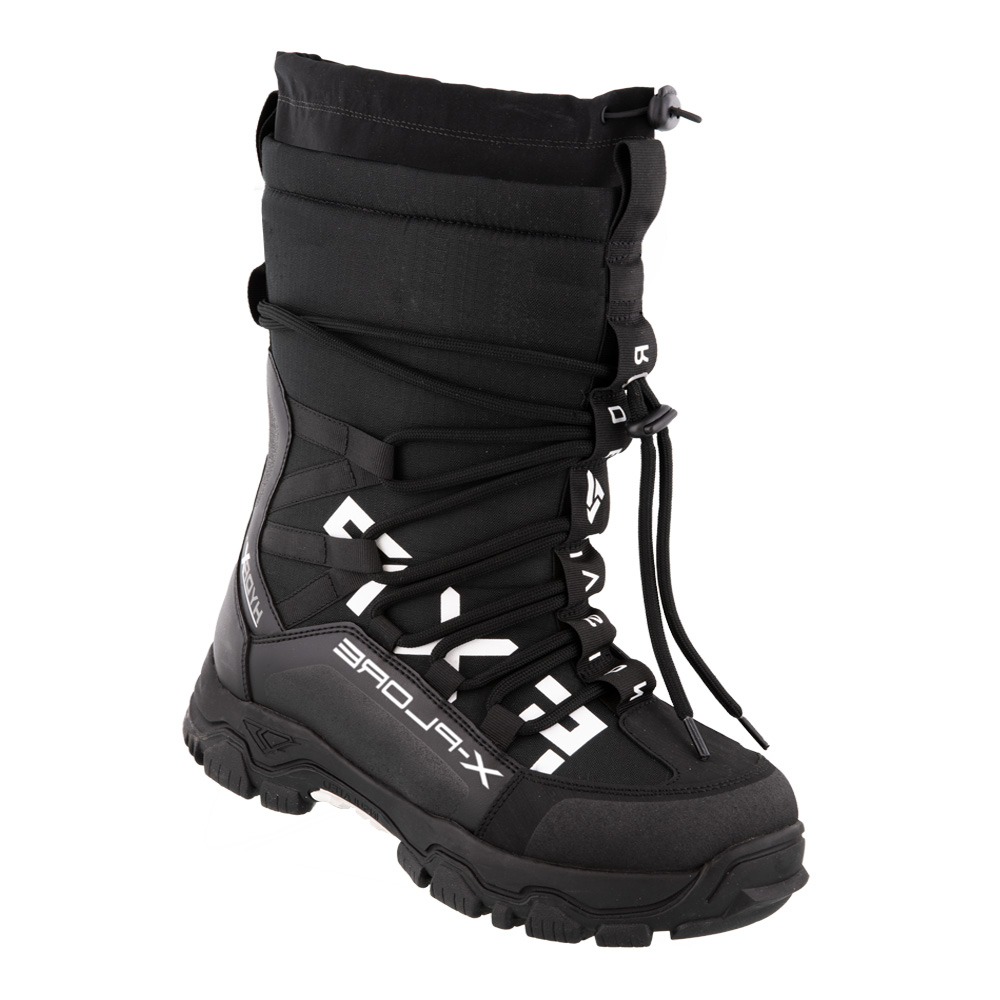 Ботинки FXR X-Plore Short с утеплителем Black/White, 11/45