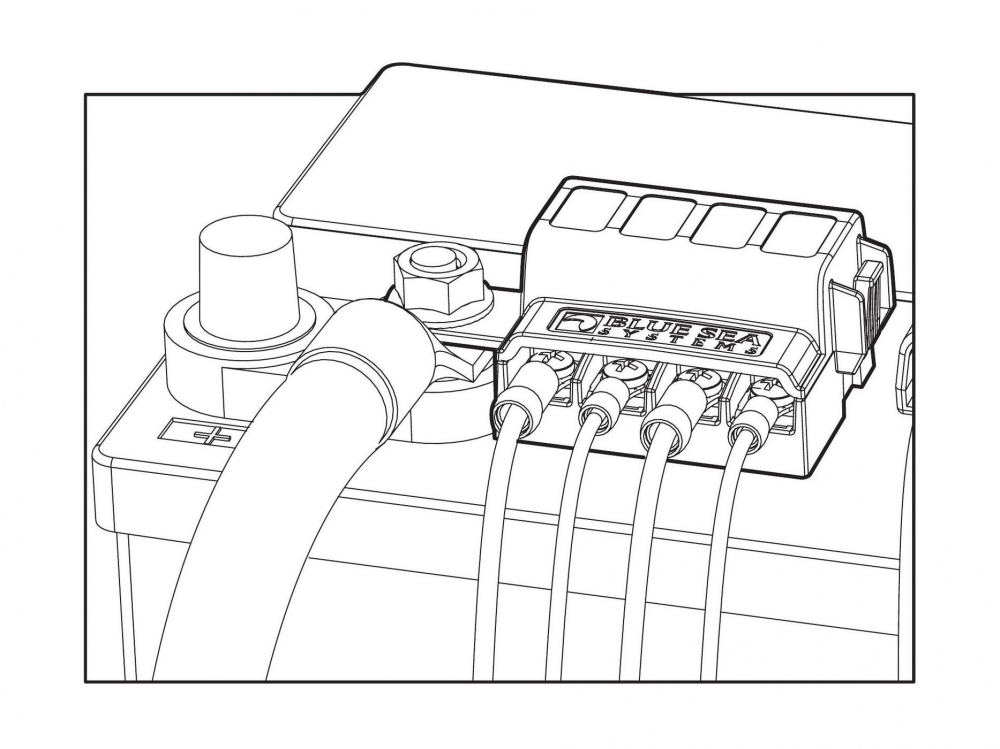 Купить блок на 4 предохранителя atc/ato с крышкой для монтажа на клемму акб по цене  Низкие цены. Большой выбор. Доставка по всей России. Интернет-магазин в Москве. Только положительные отзывы!