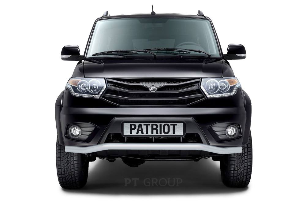 Защита переднего бампера d=63 мм "Волна" ИСКРА (ППК) UAZ Patriot 2014-