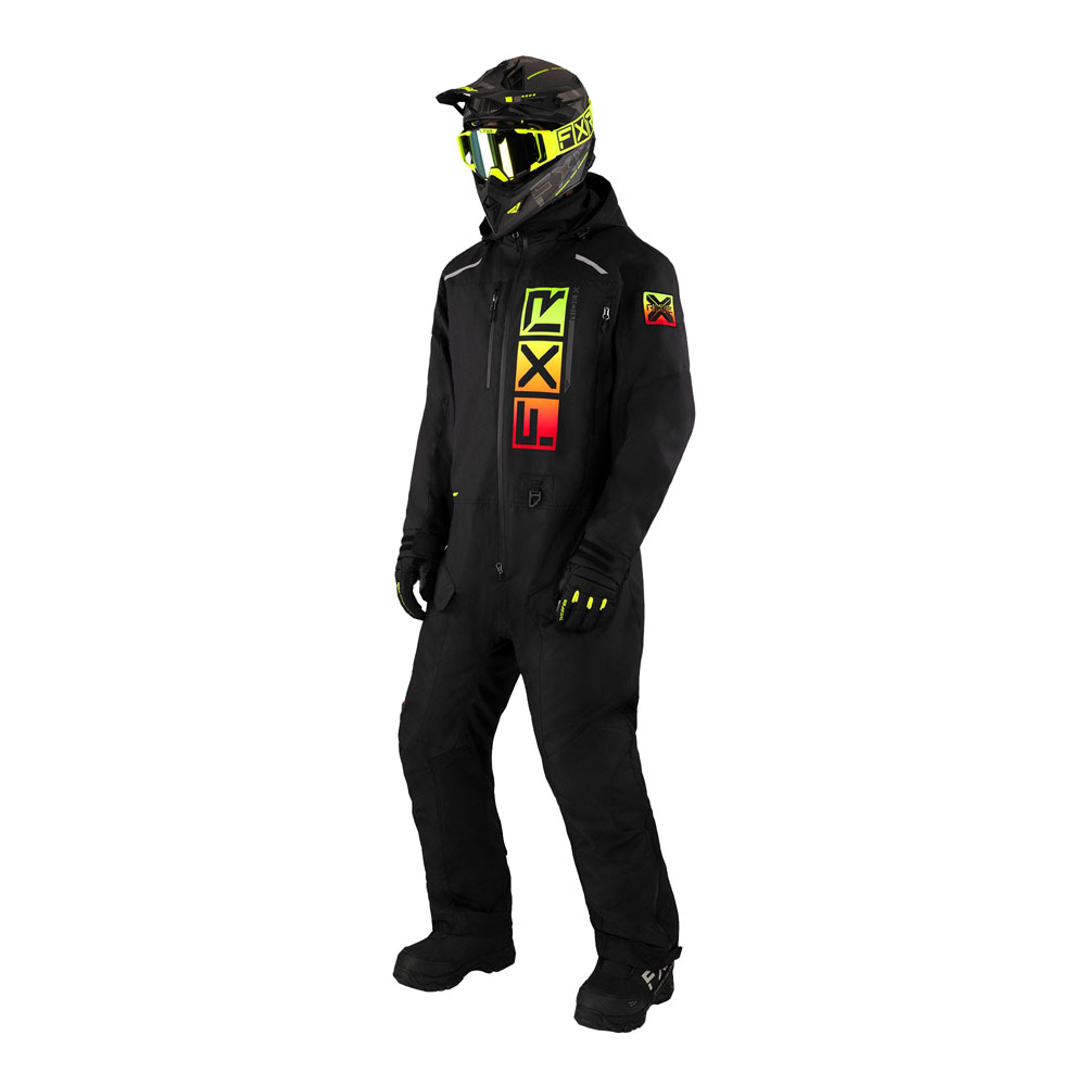 Комбинезон FXR Recruit без утеплителя Black/Sherbert, M