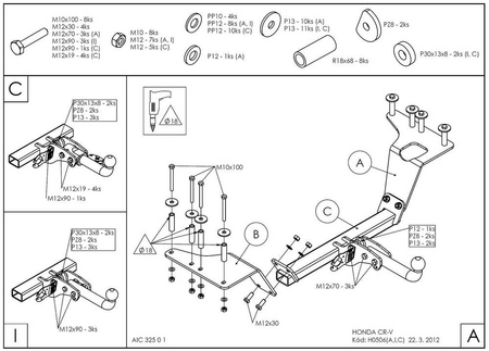 Купить фаркоп honda cr-v 2002-2007 - h050a galia по цене  Низкие цены. Большой выбор. Доставка по всей России. Интернет-магазин в Москве. Только положительные отзывы!