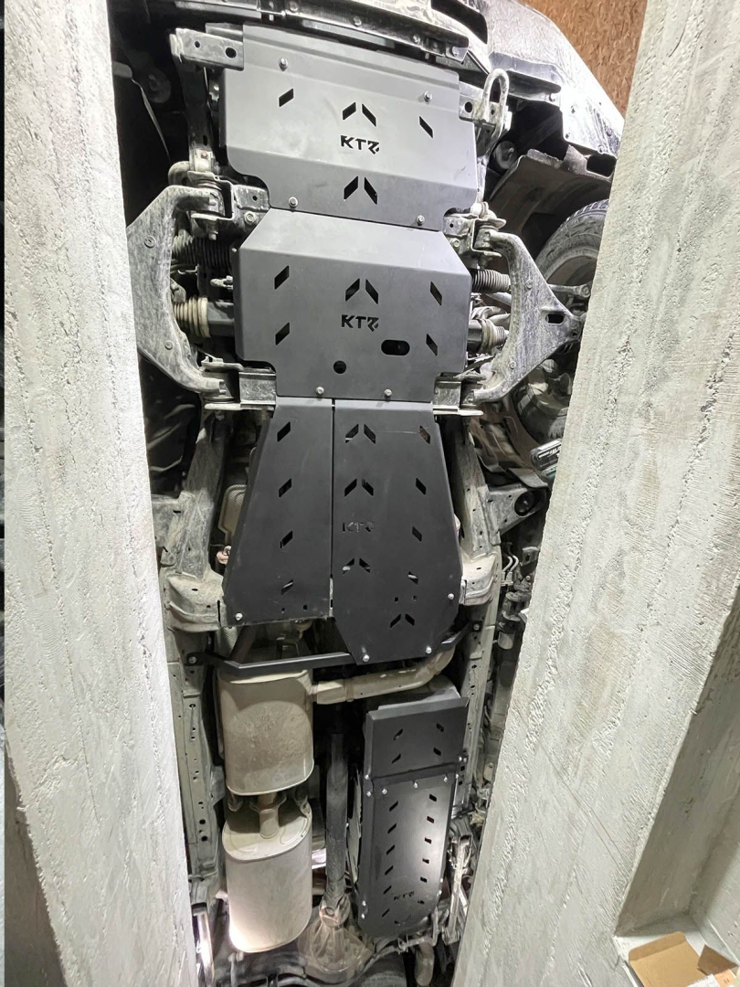 Комплект защит для TANK 500_TANK 300 4WD АКПП 2023+, сталь 3 мм KTZ