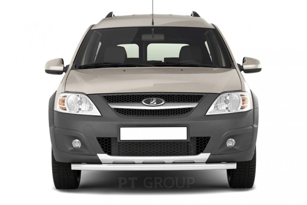 Защита переднего бампера одинарная d=51 мм (НПС) Lada Largus Cross 2015-