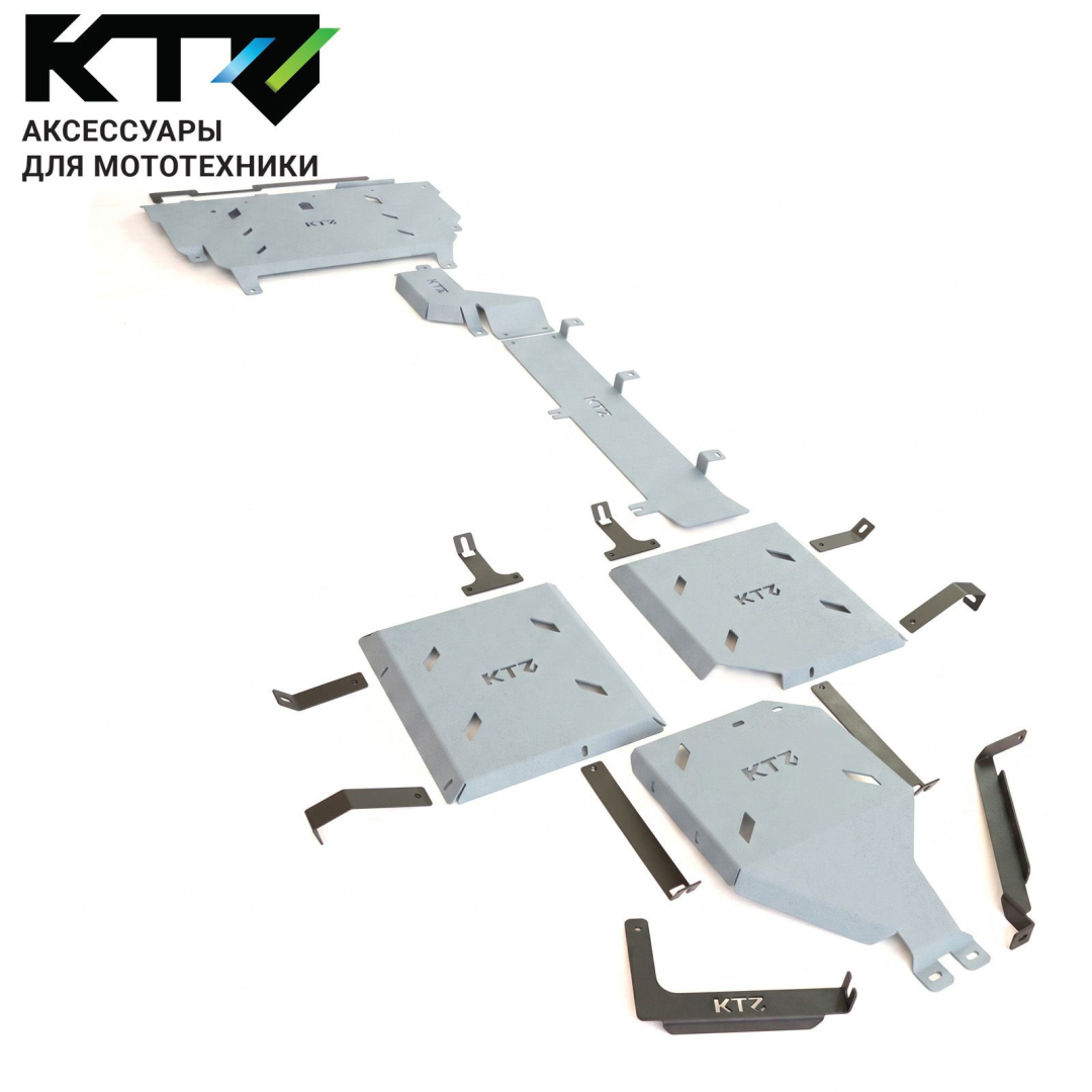 Комплект защит KTZ для HAVAL H7 2.0T DCT AWD 2025/HAVAL F7 2.0 SAT 2025 4WD 4 элемента KTZ