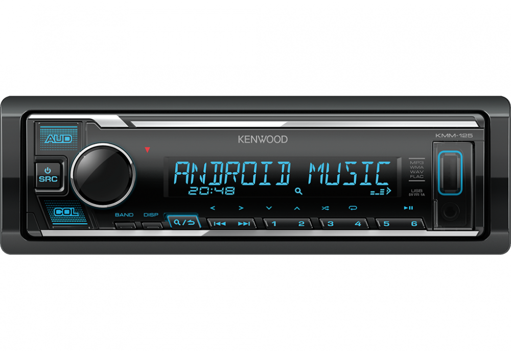 Автомобильный цифровой медиа-ресивер KENWOOD KMM-125